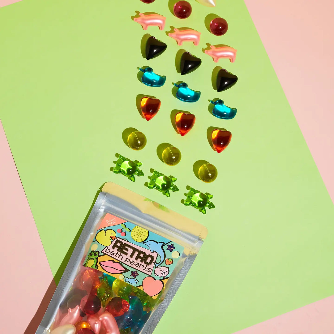 Retro 90's bath pearls