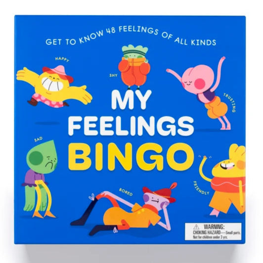My feelings bingo - leer 48 verschillende gevoelens (2+ jaar)