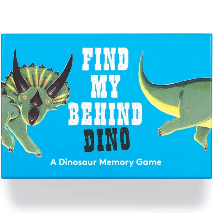 Find my behind dino - een dier geheugenspel (3+ jaar)