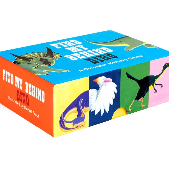 Find my behind dino - een dier geheugenspel (3+ jaar)