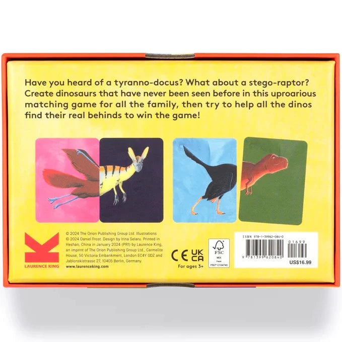 Find my behind dino - een dier geheugenspel (3+ jaar)