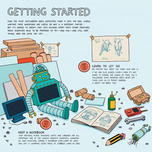 My amazing inventions sketchbook