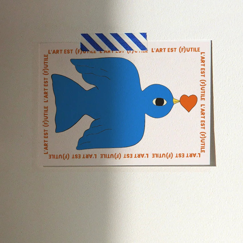 L'art est (f)utile kaart A6