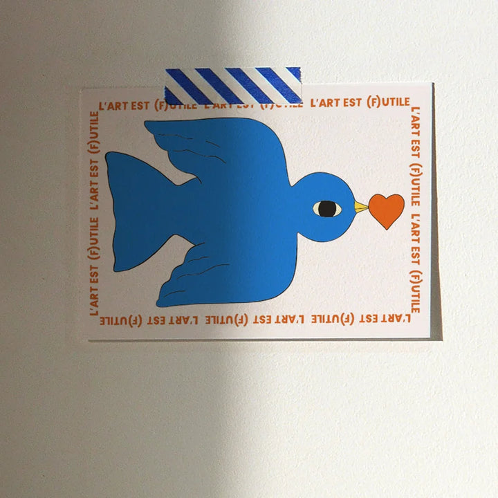 L'art est (f)utile kaart A6