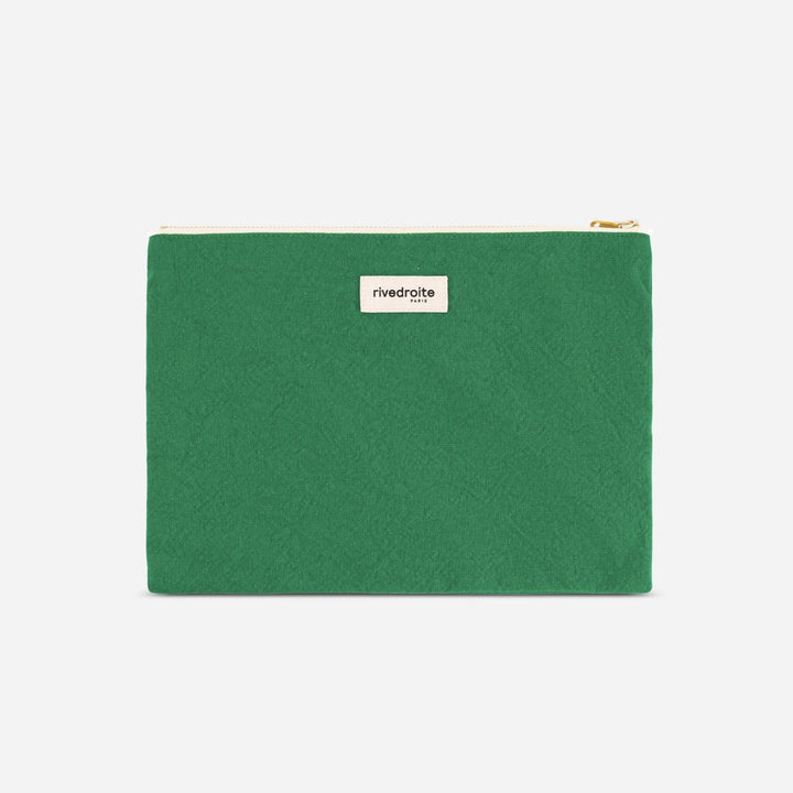 Pouch Barbette medium palm green