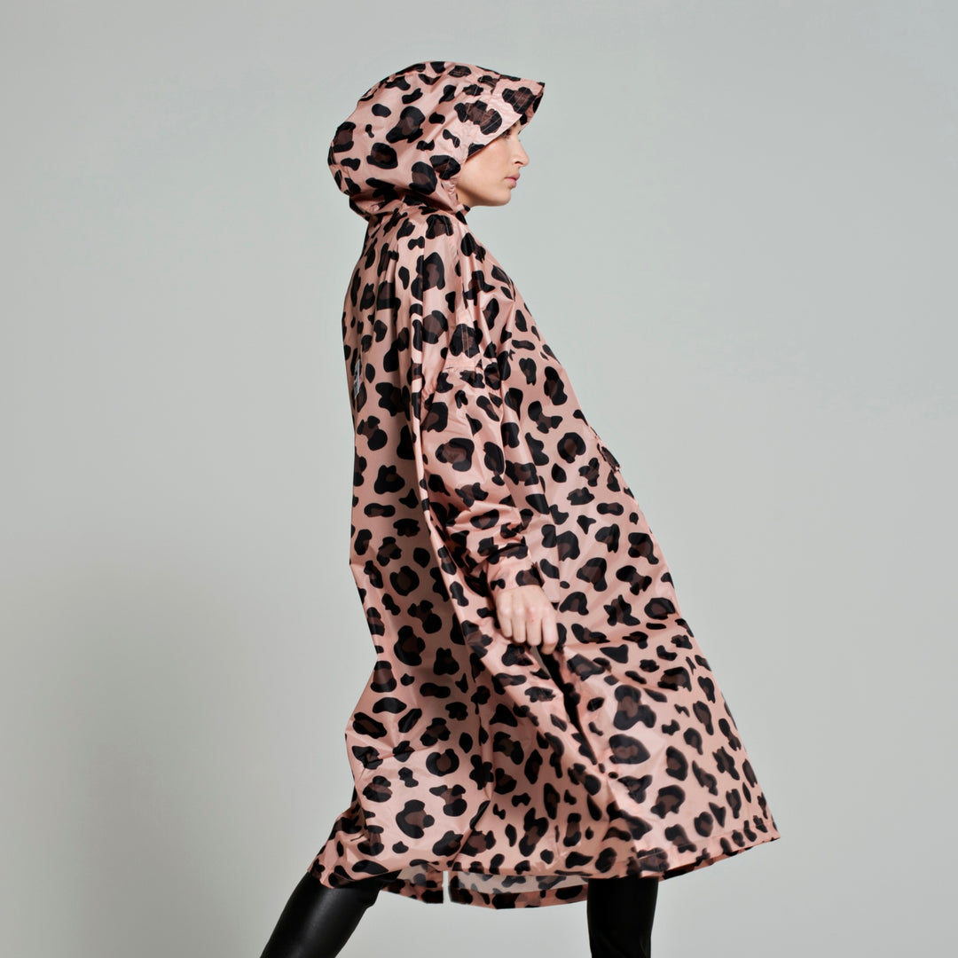 Rain poncho adult pink panther - one size