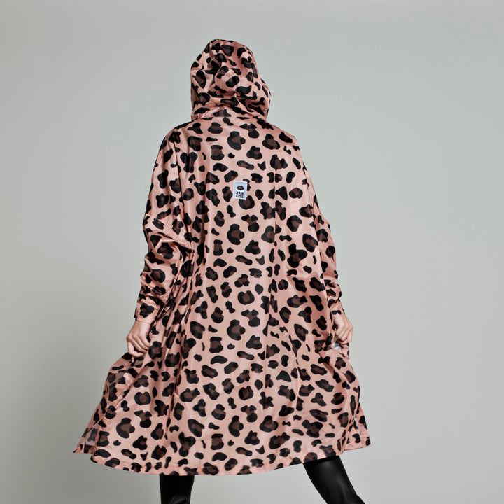 Rain poncho adult pink panther - one size