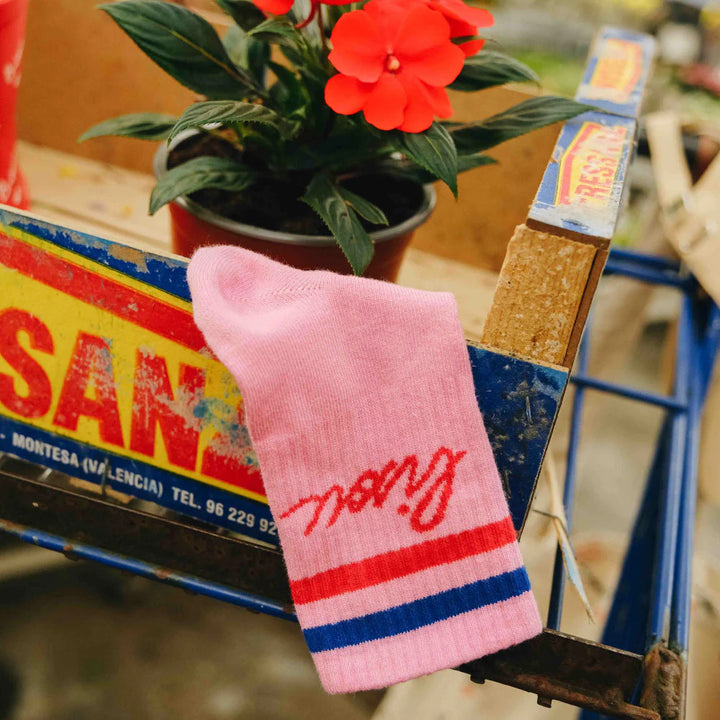 Bisou socks pink (ONE SIZE)