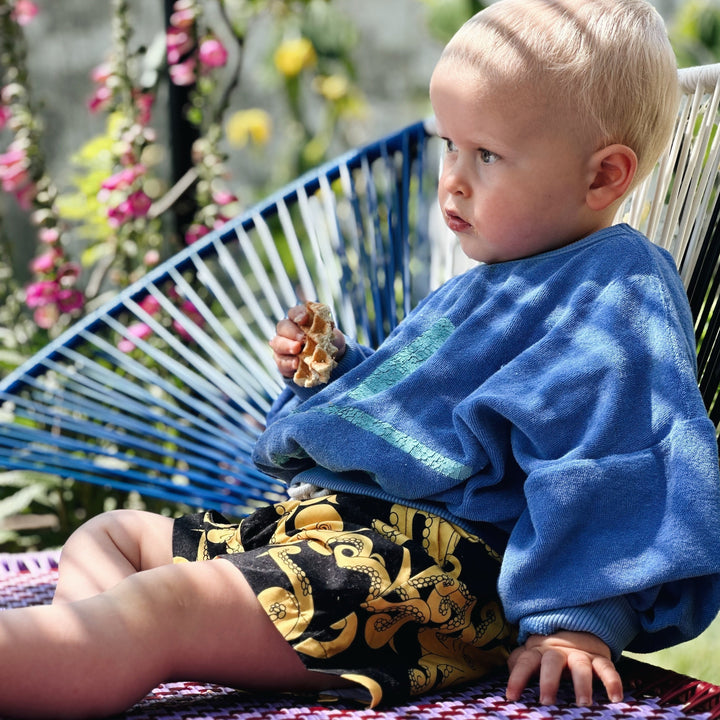 OAS Company - Swimshorts Black octo kids / last size 6y