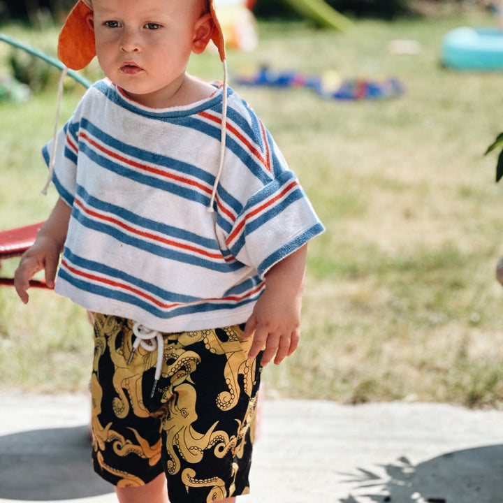 OAS Company - Swimshorts Black octo kids / last size 6y