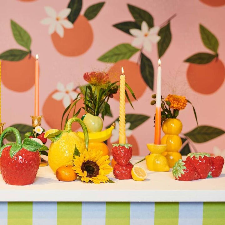 Vaas met handvat citroenen