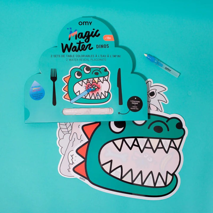 Magisch water placemats dinos (2+ jaar)