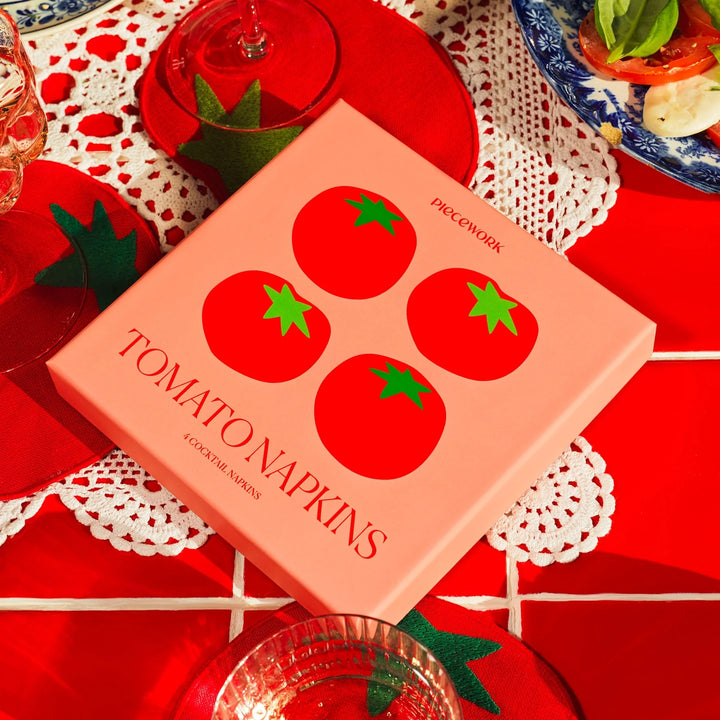 Tomato Cocktail Servetten Set van 4