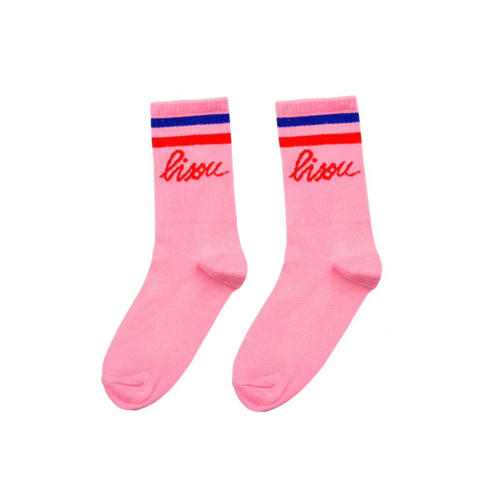 Bisou socks pink (ONE SIZE)