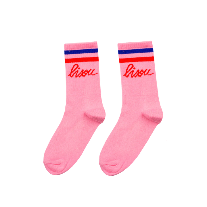 Bisou socks pink (ONE SIZE)