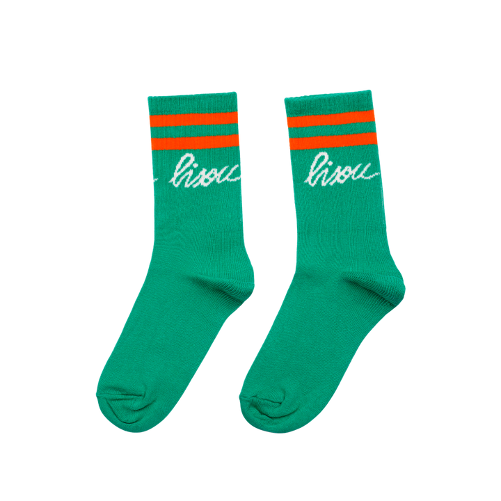 Bisou socks green (ONE SIZE)