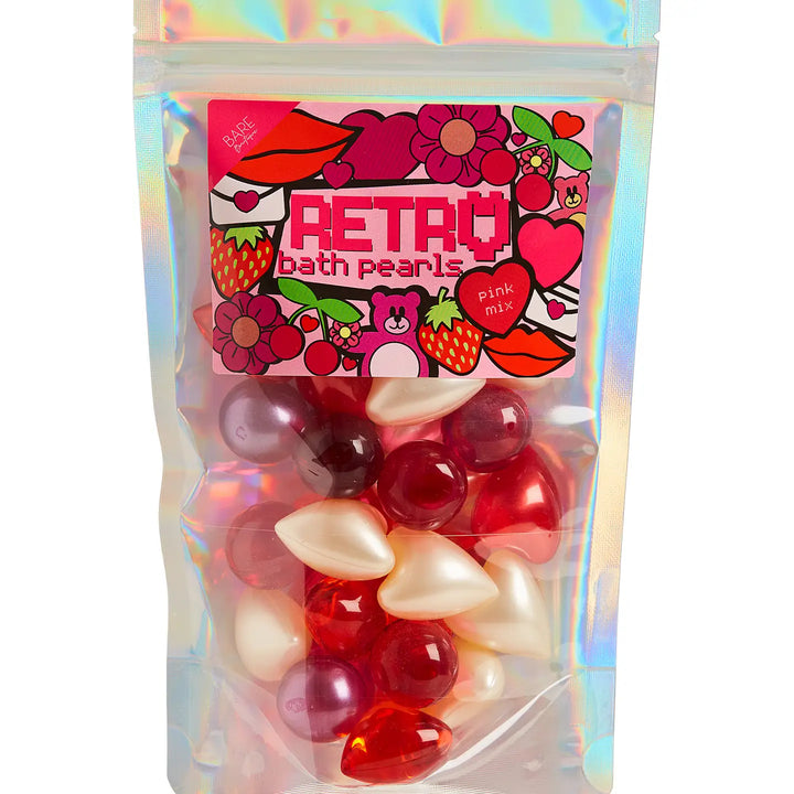 Retro badparels: hartjes