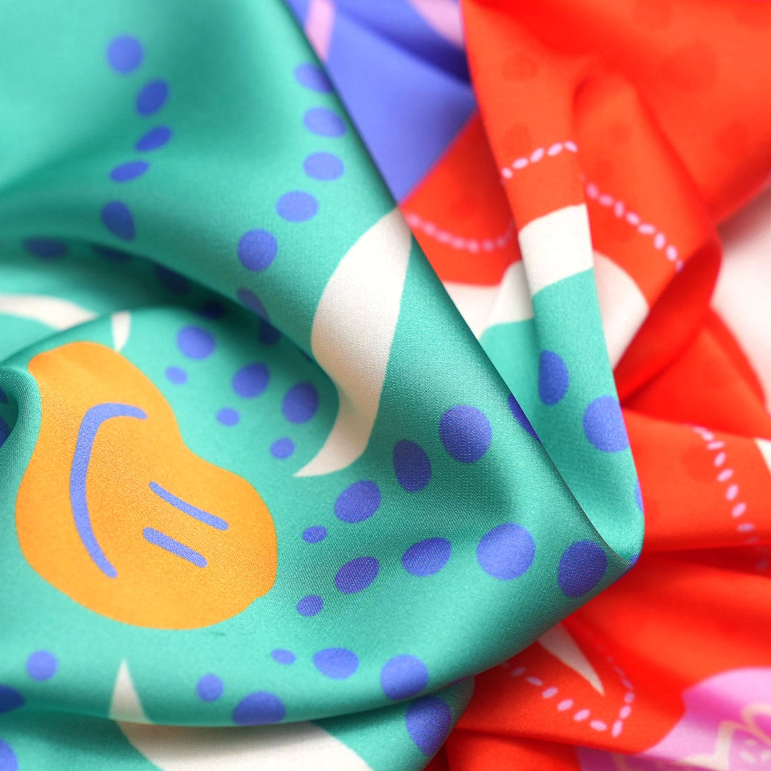 Scarf Flor de La 70x70cm