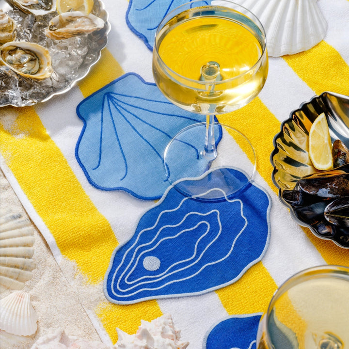 Shell Cocktail Servetten Set van 4