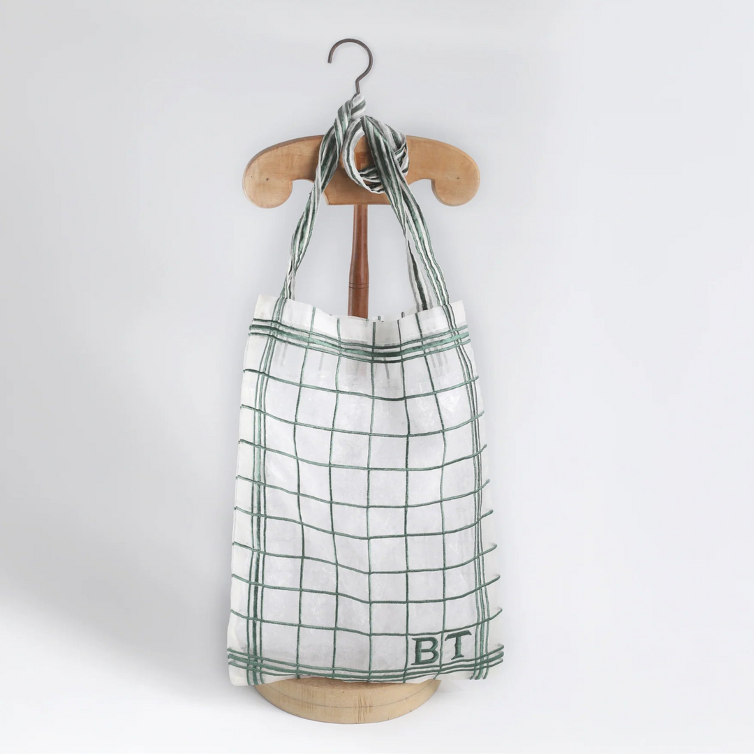 Grote groene vaatdoek tas