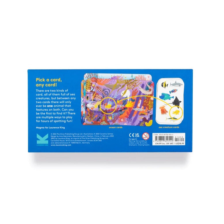 Who's hiding in the ocean - a spot and match game (4+ years)