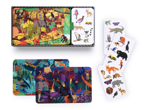 Who's hiding in the jungle - a spot and match game (4+ years)