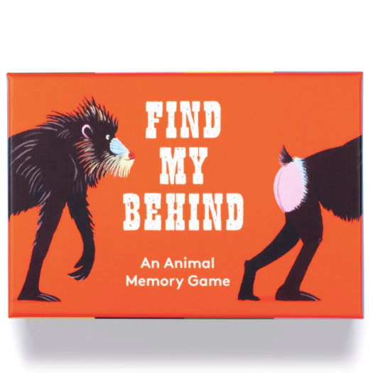 Find my behind - een dier geheugenspel (3+ jaar)