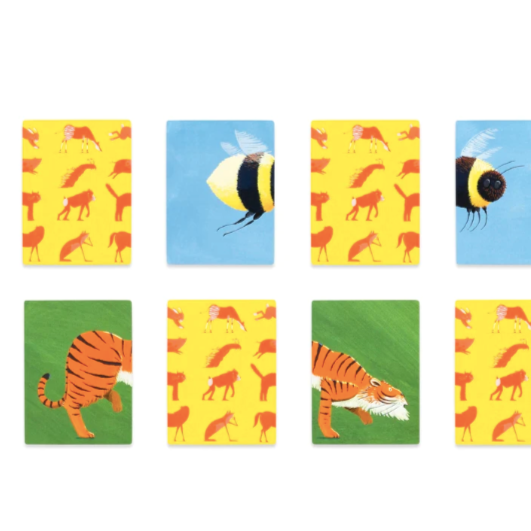 Find my behind - een dier geheugenspel (3+ jaar)