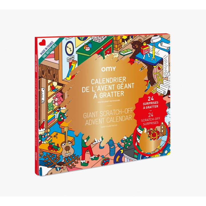 KERSTCOLLECTIE! Krasposter adventskalender (3+ jaar)