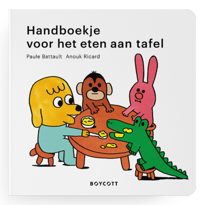 Handboekje voor het eten aan tafel