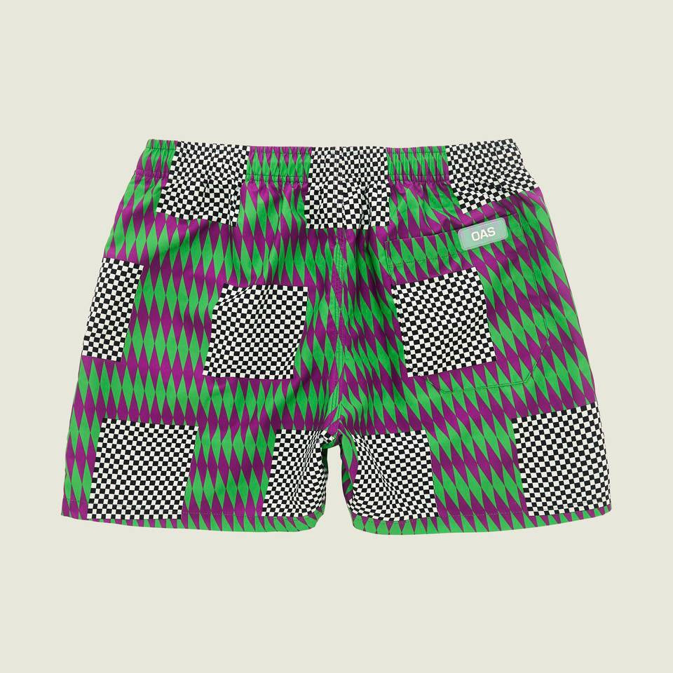Swimshorts Orchid chess adult / XL
