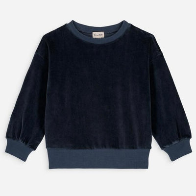 Sweater Nat velvet carbone babies / 6-12m