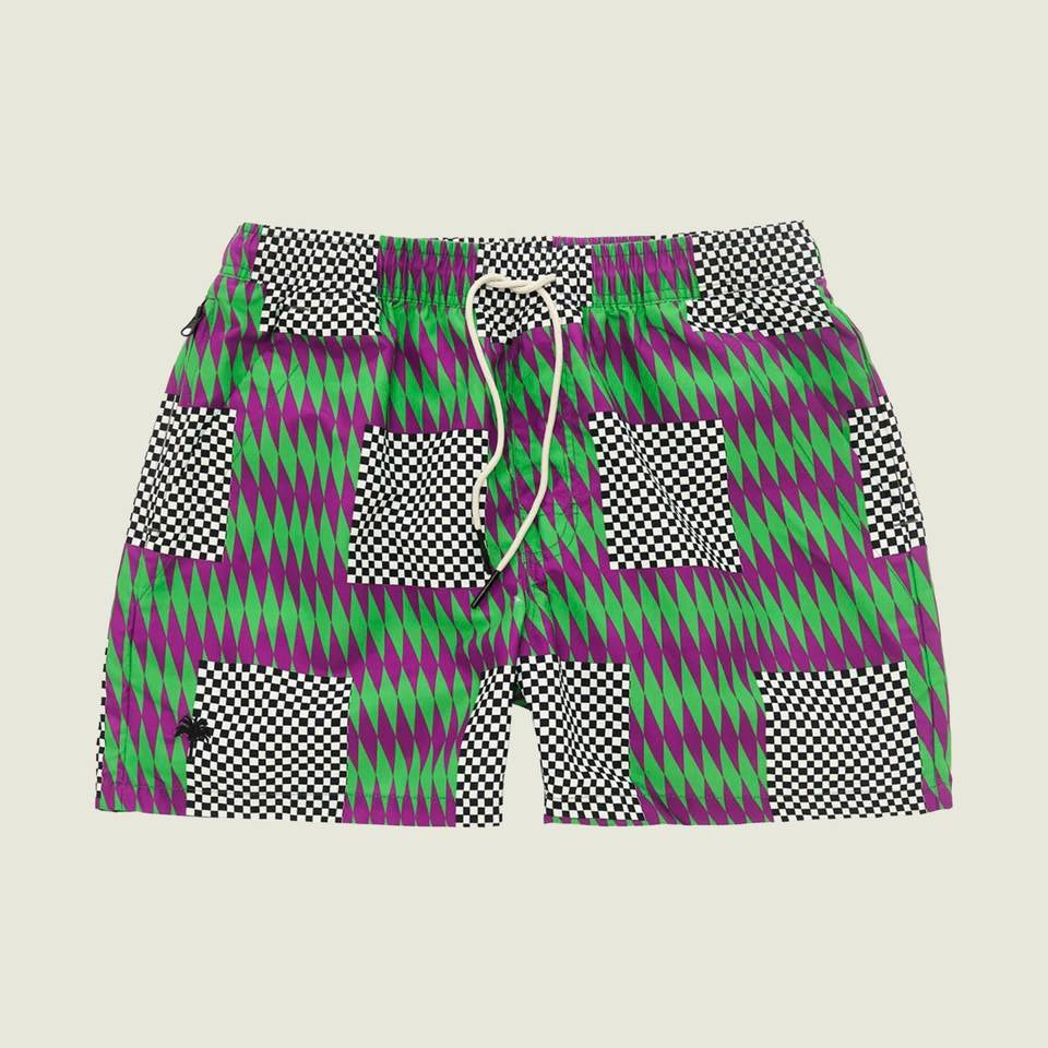 Swimshorts Orchid chess adult / XL