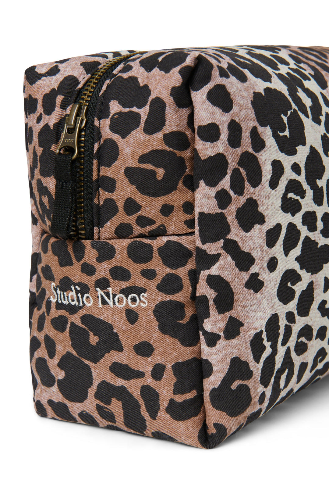 Big pouch soft cotton hazel leopard