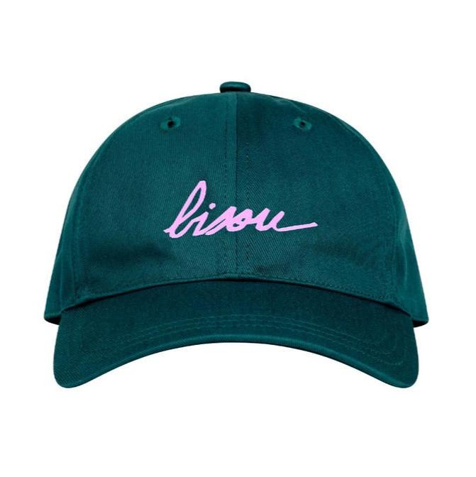 Bisou cap dark green kids & adults
