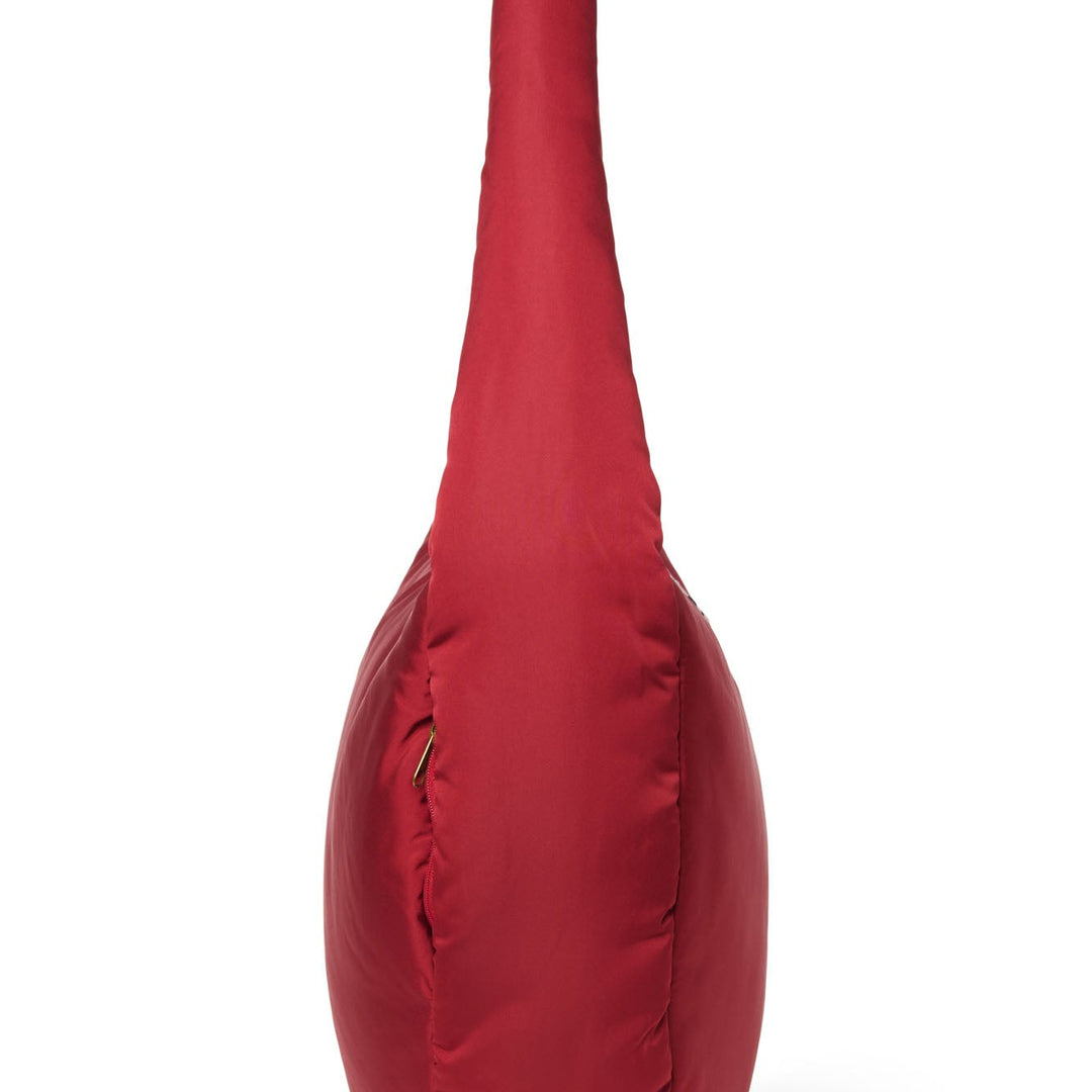 Puffy cross body bag red