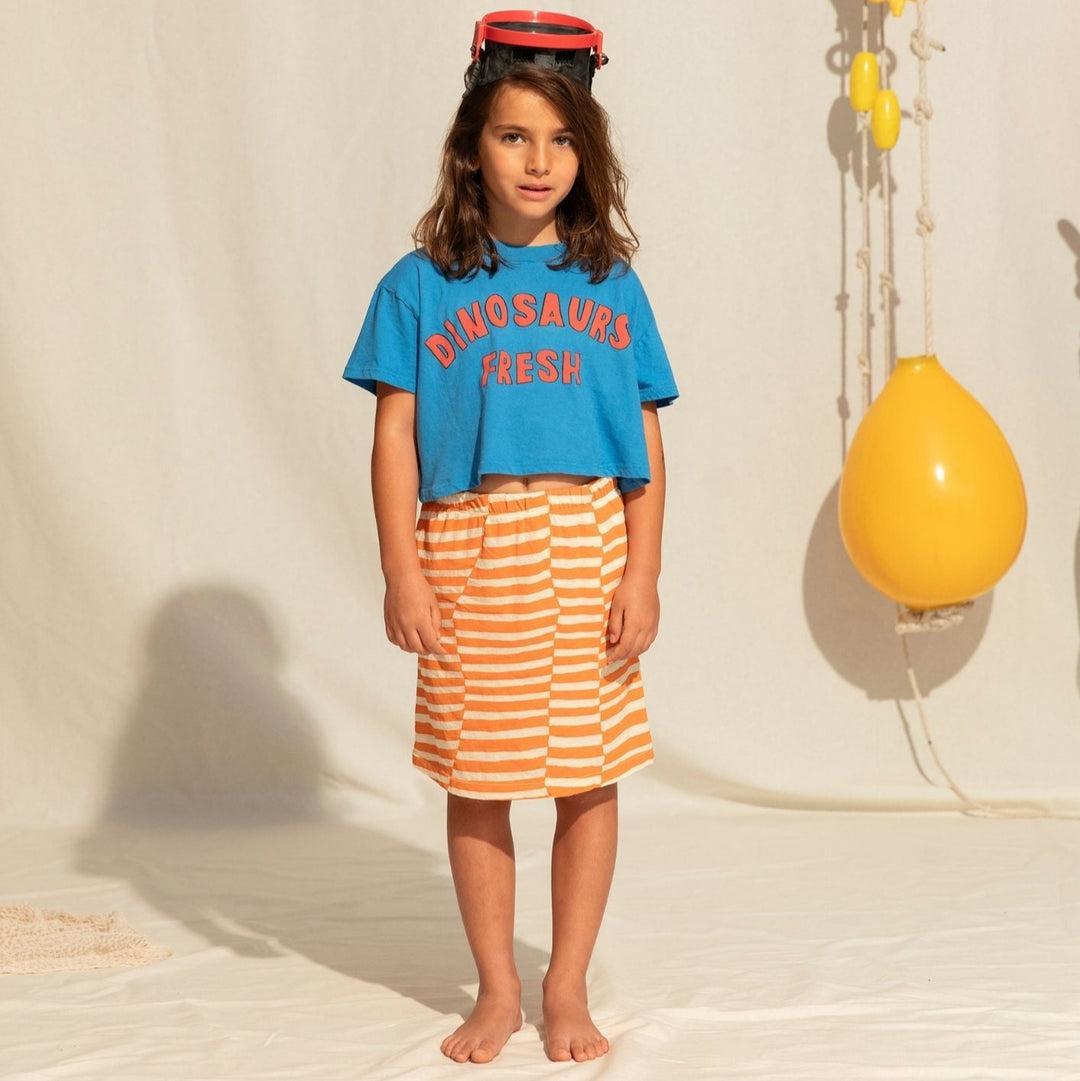 Fresh Dinosaurs - Skirt stripes / 2-4y & 8-10y