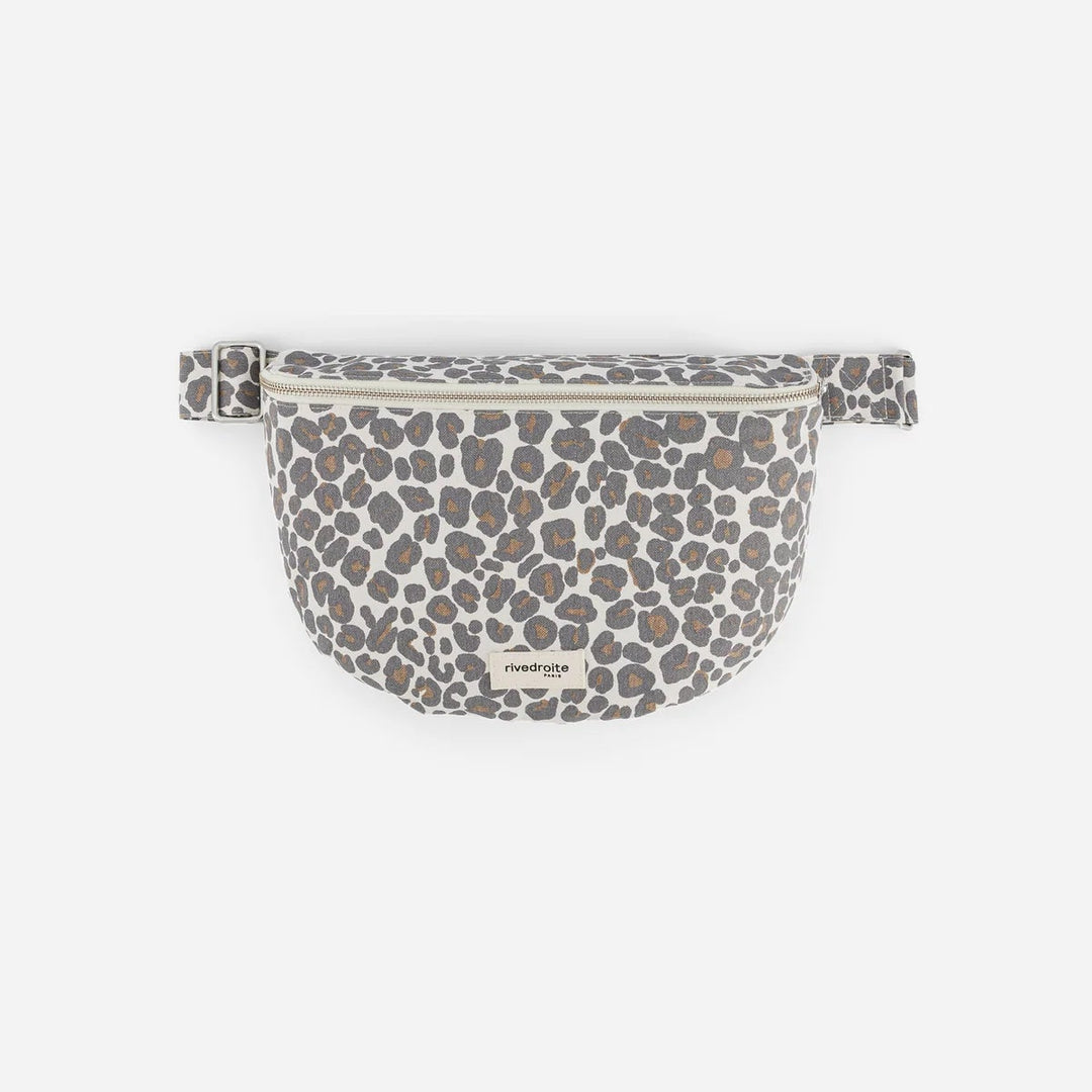 Waist bag Custine Leopard Gris