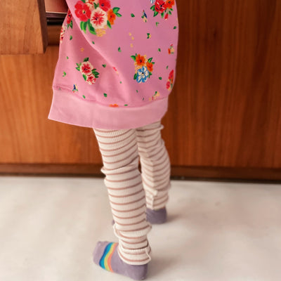 Legging bieber zijde kids - meerdere kleuren