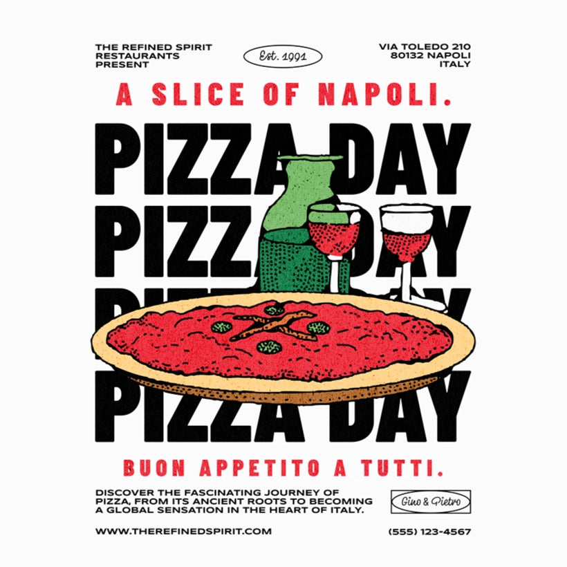 A Slice of Napoli white t-shirt