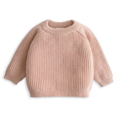 Chunky knit sweater (3-6m) - multiple colours