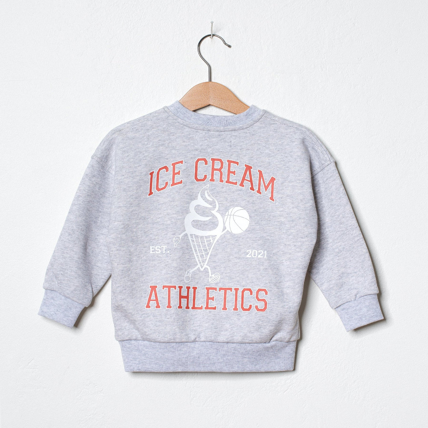 Sweater ice cream grey melange kids