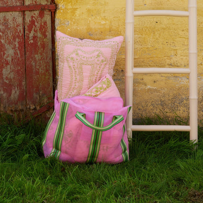 XL Recycled Plastic Weekendbag - Pink