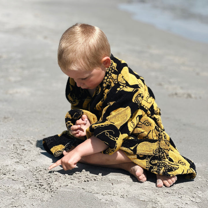 Robe Black octo kids / last size 8y