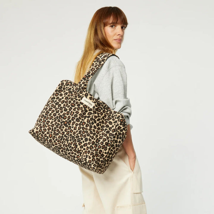 Weekend bag celestin Leopard Beige Sand
