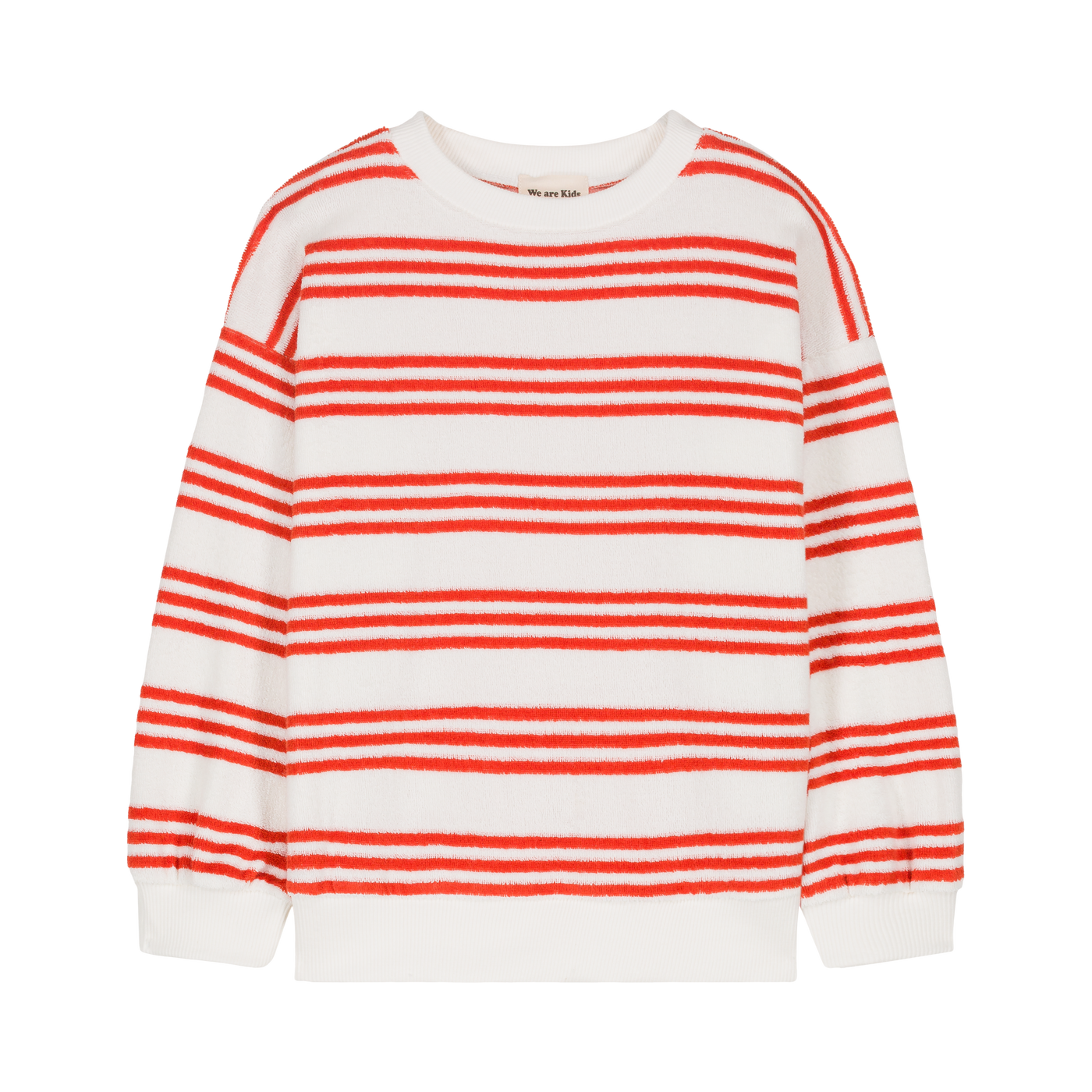 Sweater Nat terry babies & kids red stripes