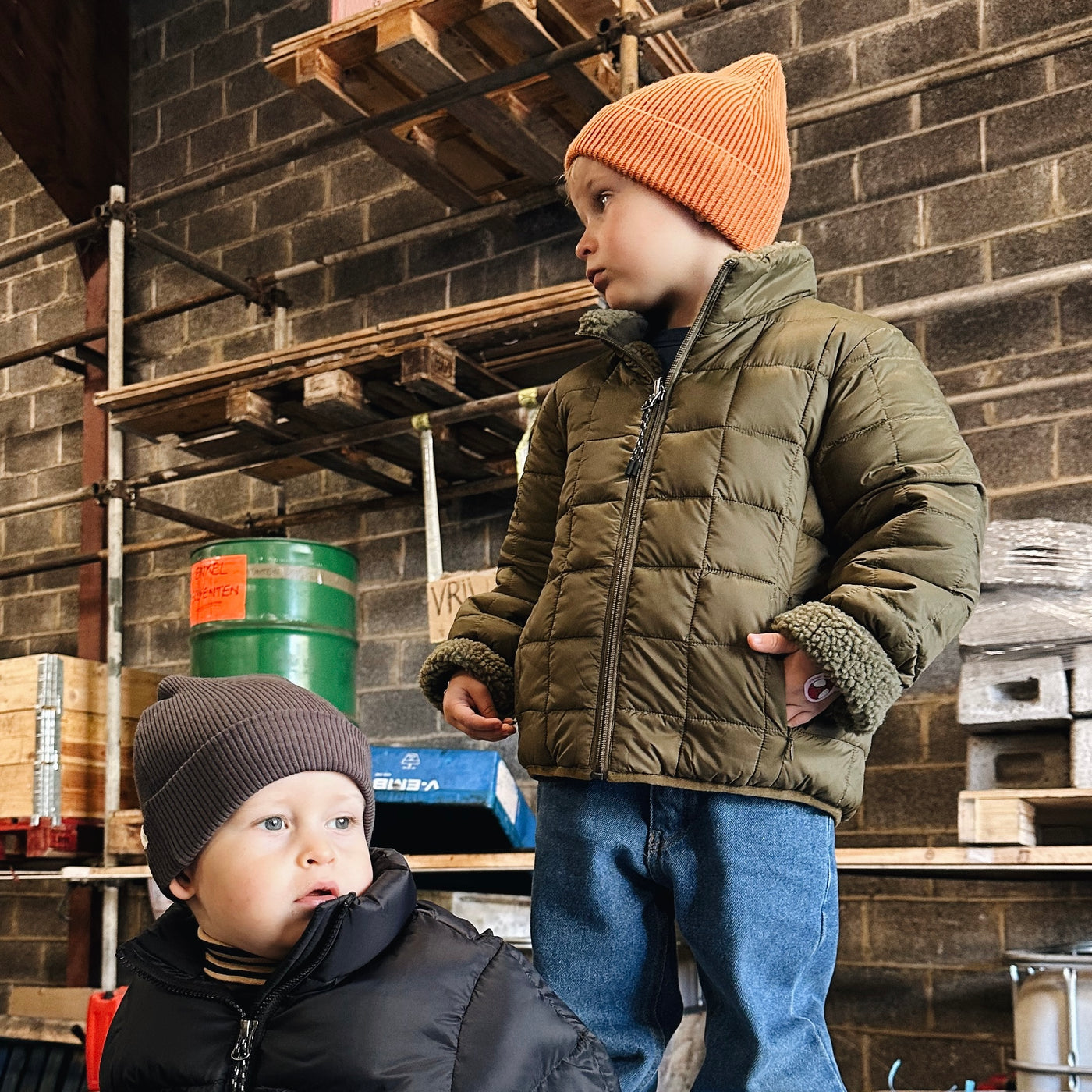 Omkeerbare jas kinderen - meerdere kleuren