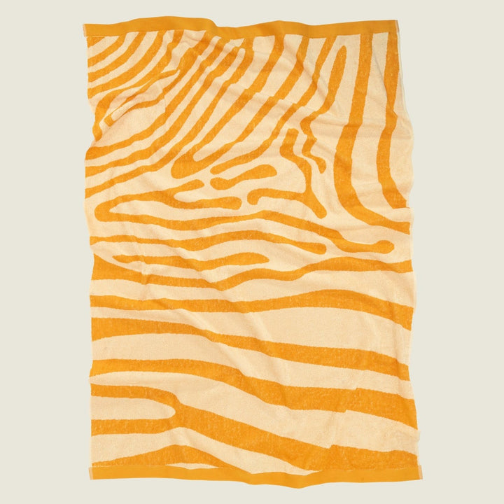 Beach towel Yellow Maze 150x100cm