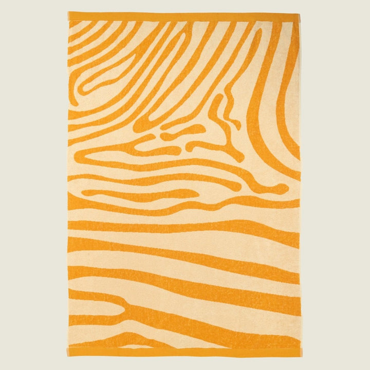 Beach towel Yellow Maze 150x100cm