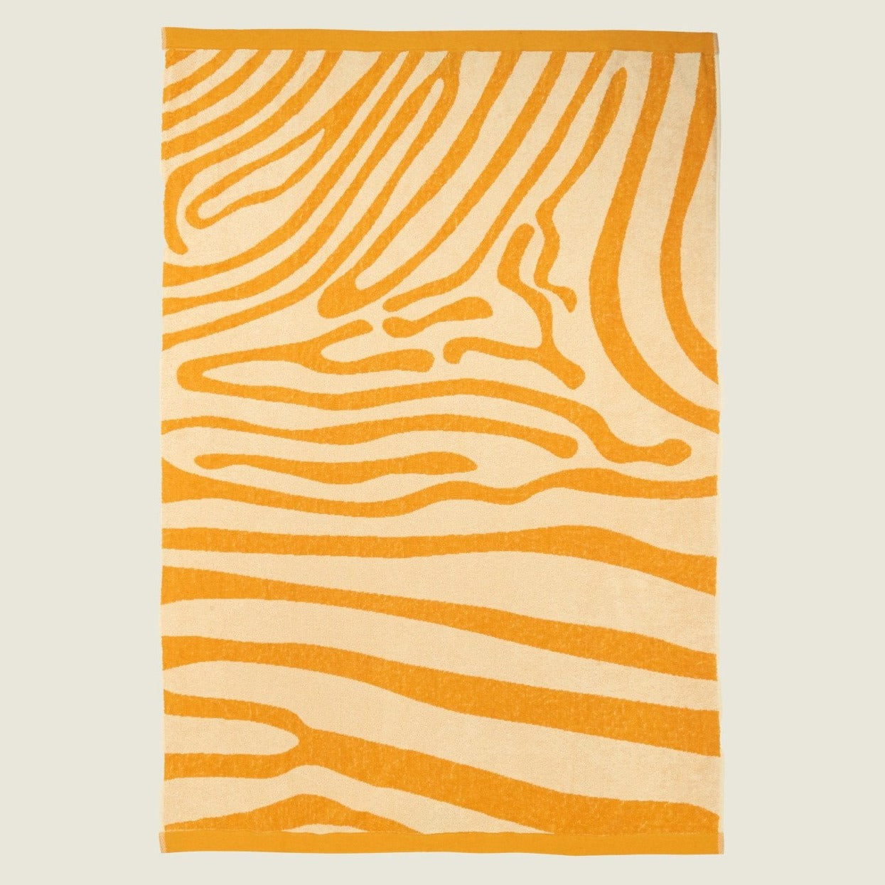 Yellow Maze handdoek 150x100cm